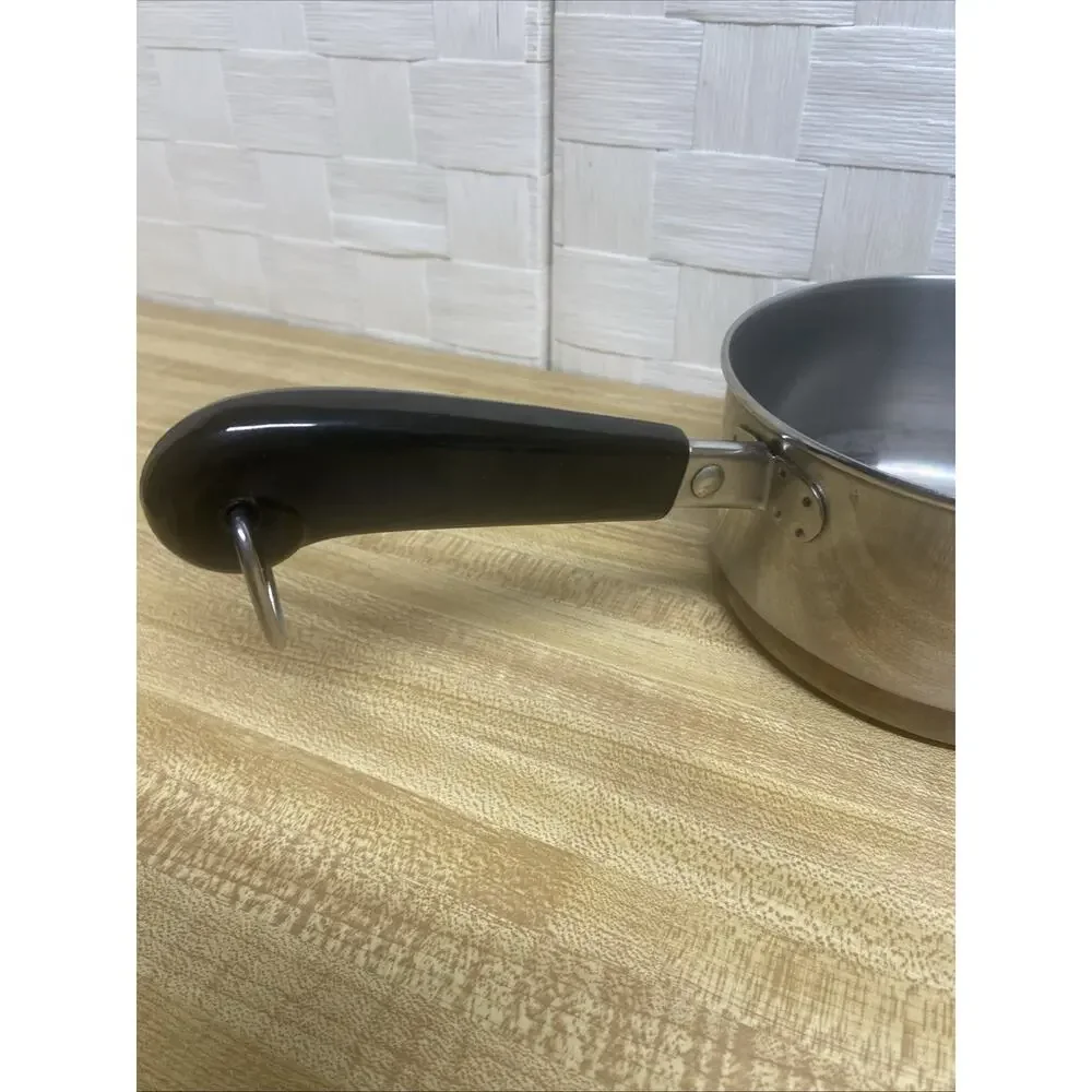 Vintage Revere Ware 1801 1 Qt Copper Bottom Saucepan Pot Made in USA Cookware